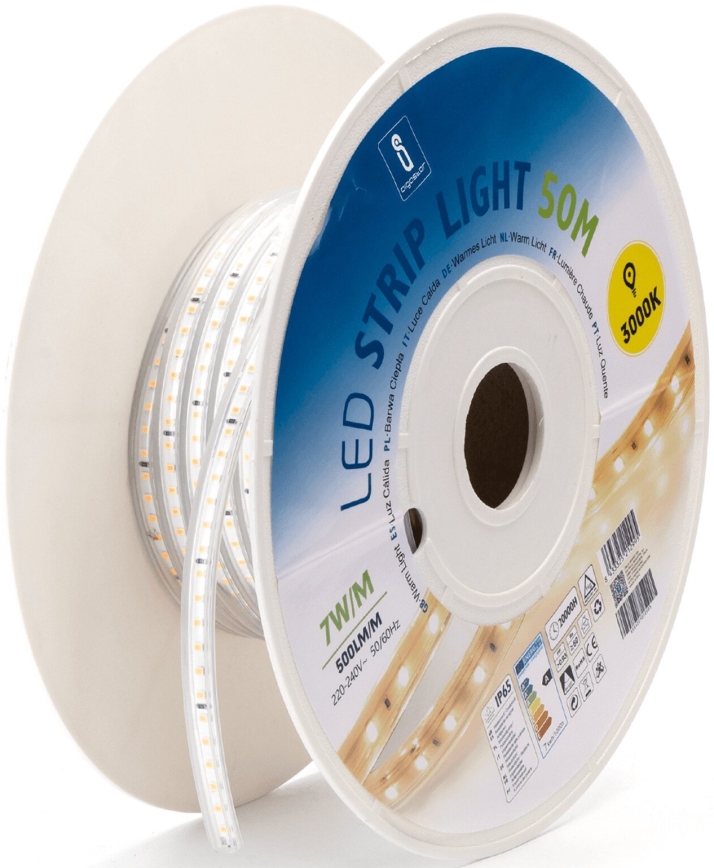 Aigostar - LED-nauha LED/350W/230V 50m 3000K IP65
