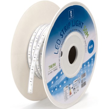 Aigostar - LED-nauha LED/350W/230V 50m sininen IP65