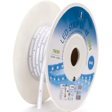Aigostar - LED-nauha LED/350W/230V 50m sininen IP65