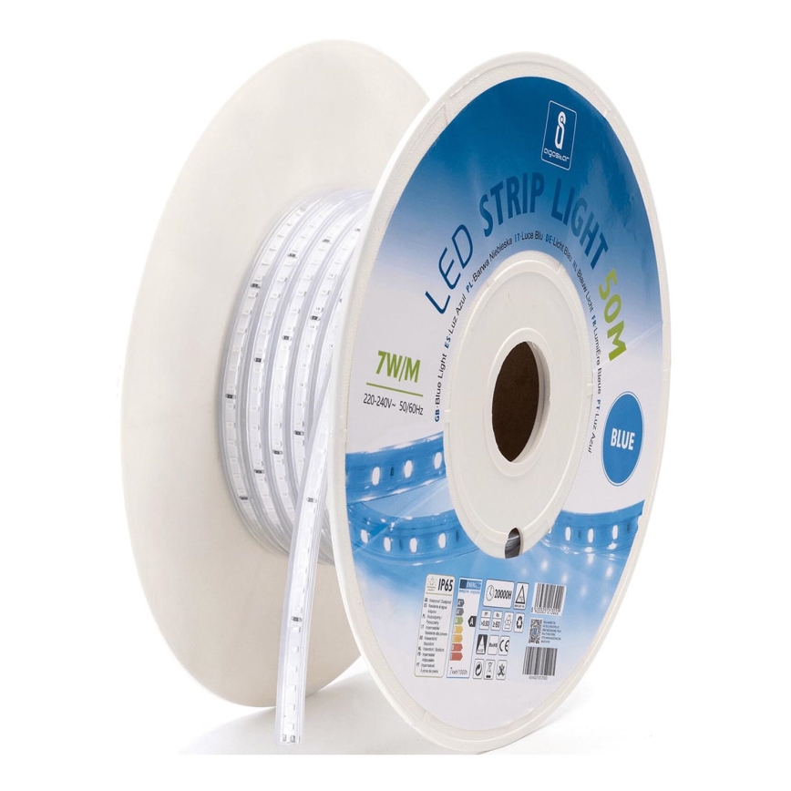 Aigostar - LED-nauha LED/350W/230V 50m sininen IP65