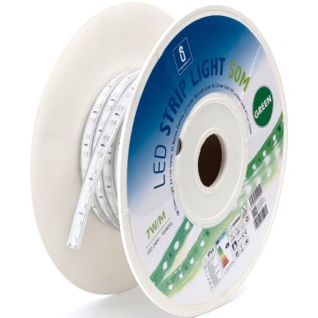 Aigostar - LED-nauha LED/350W/230V 50m vihreä IP65