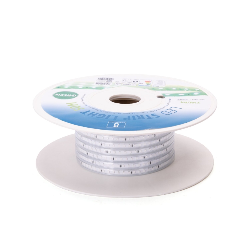 Aigostar - LED-nauha LED/350W/230V 50m vihreä IP65