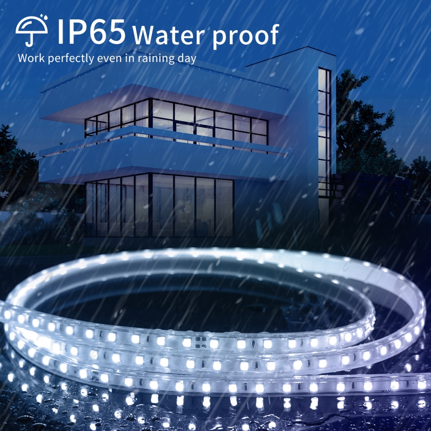 Aigostar - LED-nauha LED/400W/230V 50m 3000K IP65