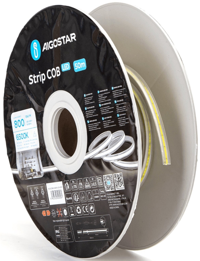 Aigostar - LED-nauha LED/400W/230V 50m 6500K IP65