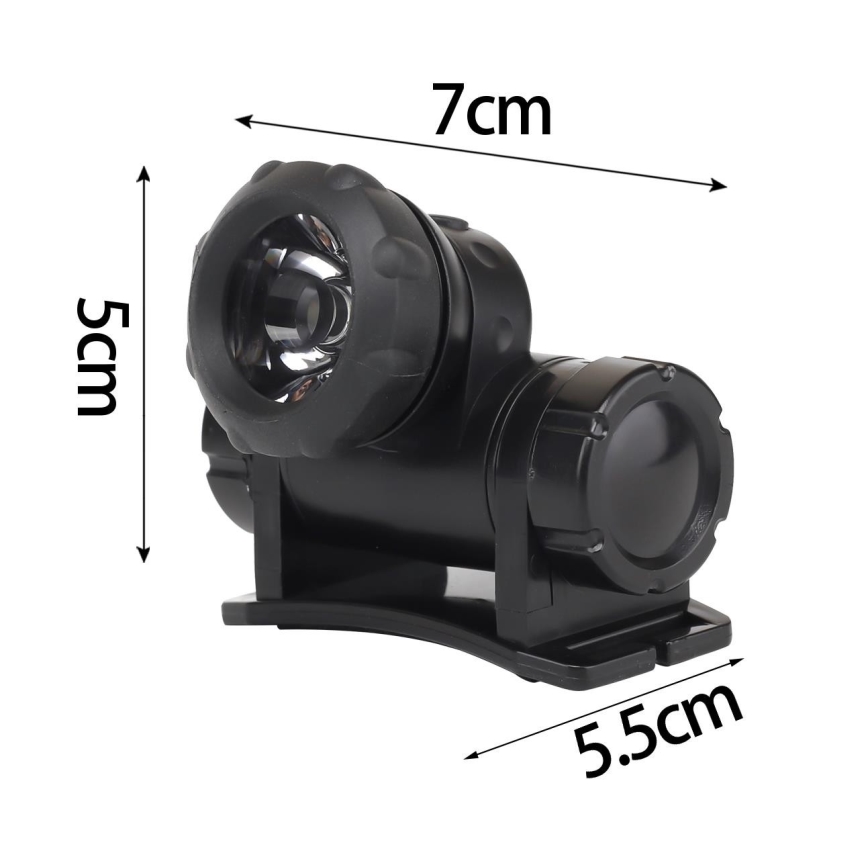 Aigostar - LED Otsalamppu LED/1,8W/3xAAA