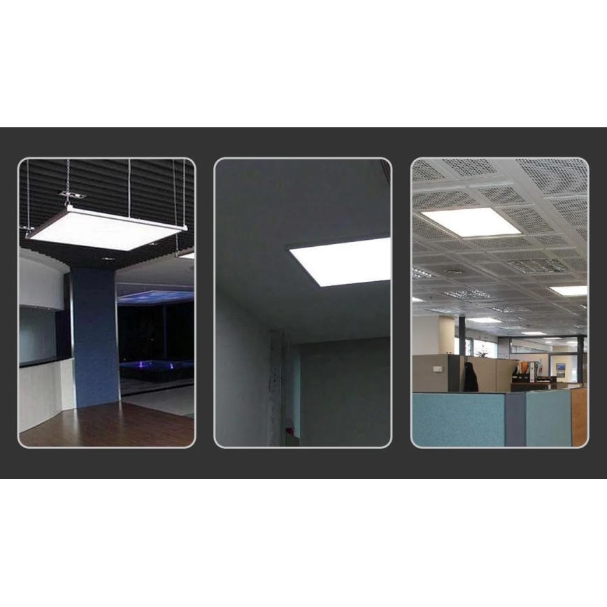 Aigostar - LED-kattopaneeli LED/50W/230V 60x60 cm 6000K