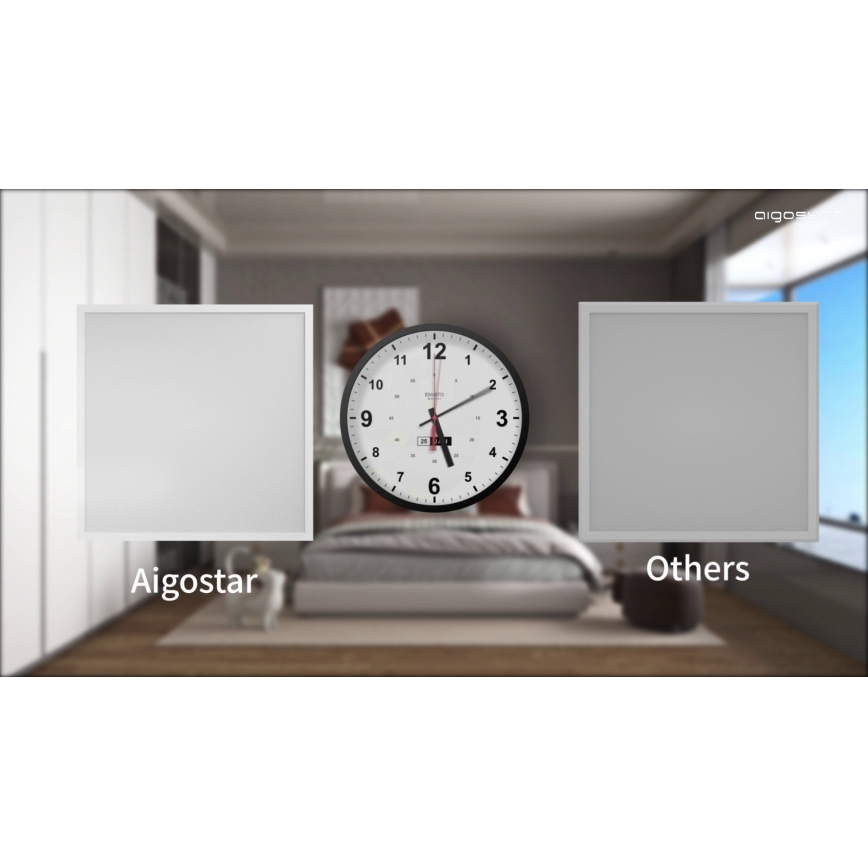 Aigostar - LED-kattopaneeli LED/50W/230V 60x60 cm 6000K