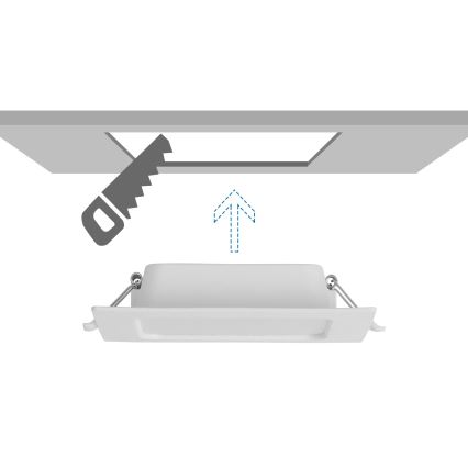 Aigostar - LED-paneeli LED/6W/230V 6500K 12x12 cm valkoinen