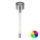Aigostar - LED-RGB-aurinkolamppu LED/0,006W/1,2V 36,7cm mattakromi IP44