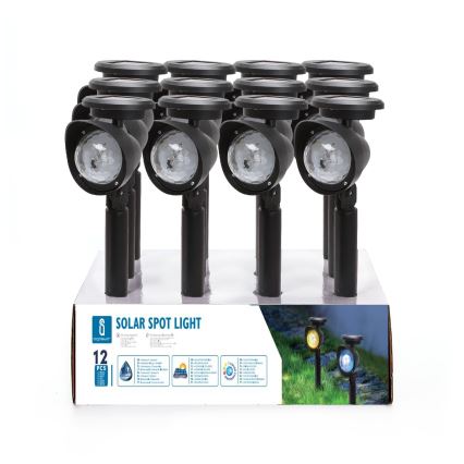 Aigostar - LED-RGB-aurinkolamppu LED/400mAh IP44