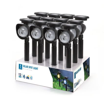 Aigostar - LED-RGB-aurinkolamppu LED/400mAh IP44