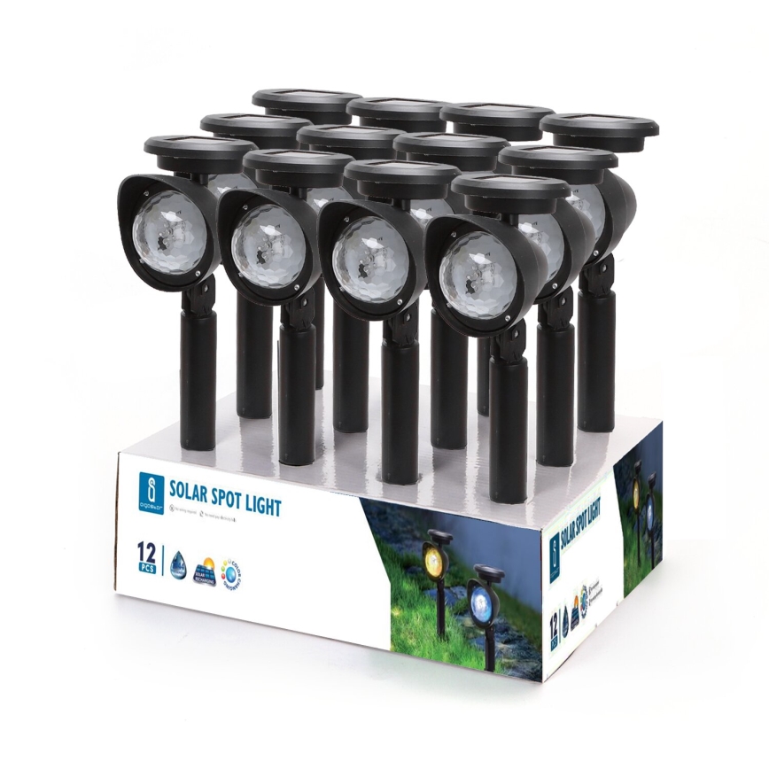 Aigostar - LED-RGB-aurinkolamppu LED/400mAh IP44