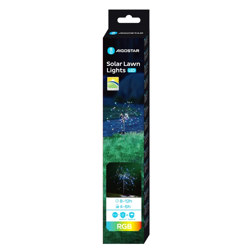 Aigostar - LED-RGB-aurinkovalo LED/0,03W/1,2V IP44
