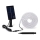 Aigostar - LED RGB Himmennettävä aurinkokenno valonauha LED/1,6W/3,2V 5 m IP65 1800 mAh + kauko-ohjaus
