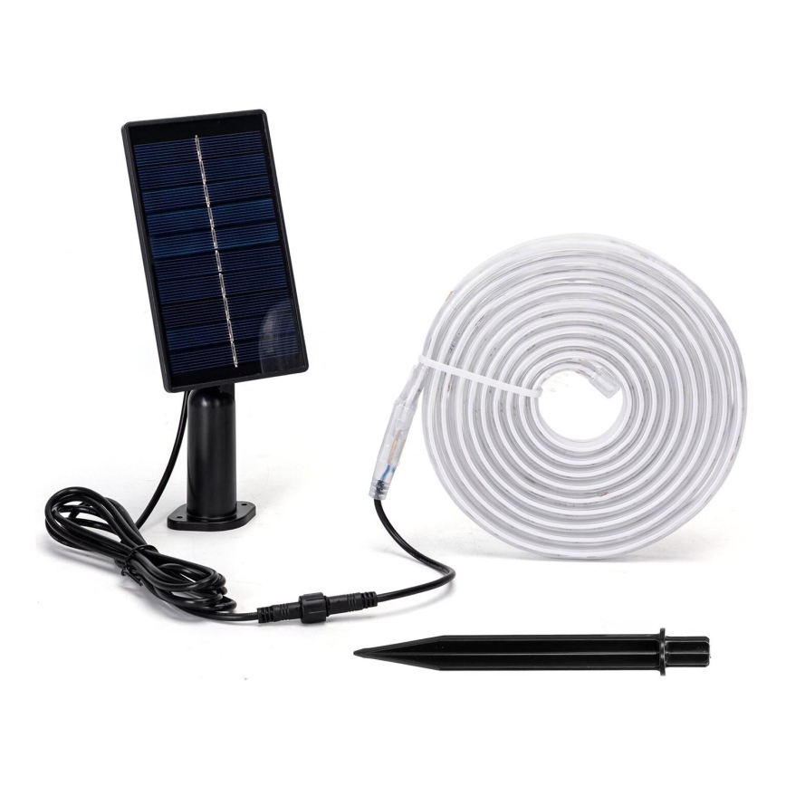 Aigostar - LED RGB Himmennettävä aurinkokenno valonauha LED/1,6W/3,2V 5 m IP65 + kauko-ohjaus