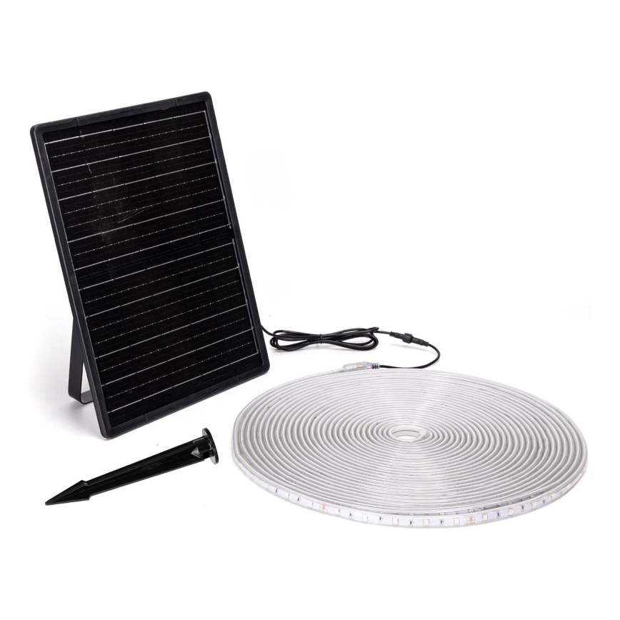 Aigostar - LED RGB Himmennettävä aurinkokenno valonauha LED/20W/3,2V 20 m IP65 + kauko-ohjaus