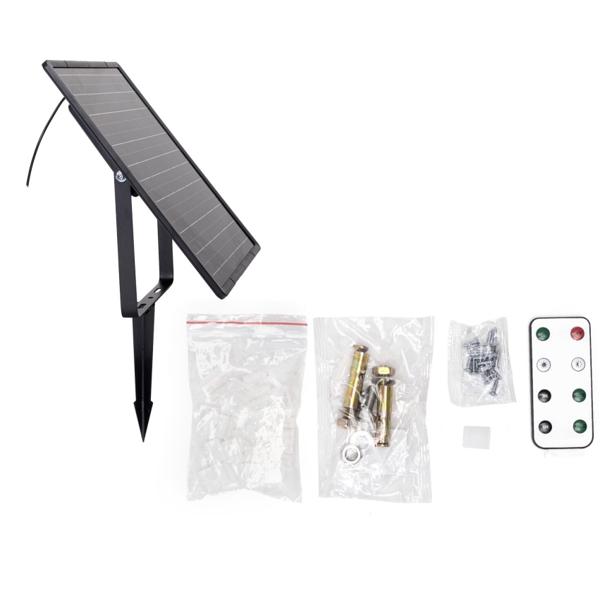 Aigostar - LED RGB Himmennettävä aurinkokenno valonauha LED/20W/3,2V 20 m IP65 + kauko-ohjaus