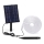 Aigostar - LED RGB Himmennettävä aurinkokenno valonauha LED/5W/3,2V 5+2m IP65 + kauko-ohjaus
