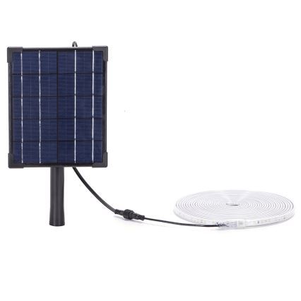 Aigostar - LED RGB Himmennettävä aurinkokenno valonauha LED/5W/3,2V 5+2m IP65 + kauko-ohjaus