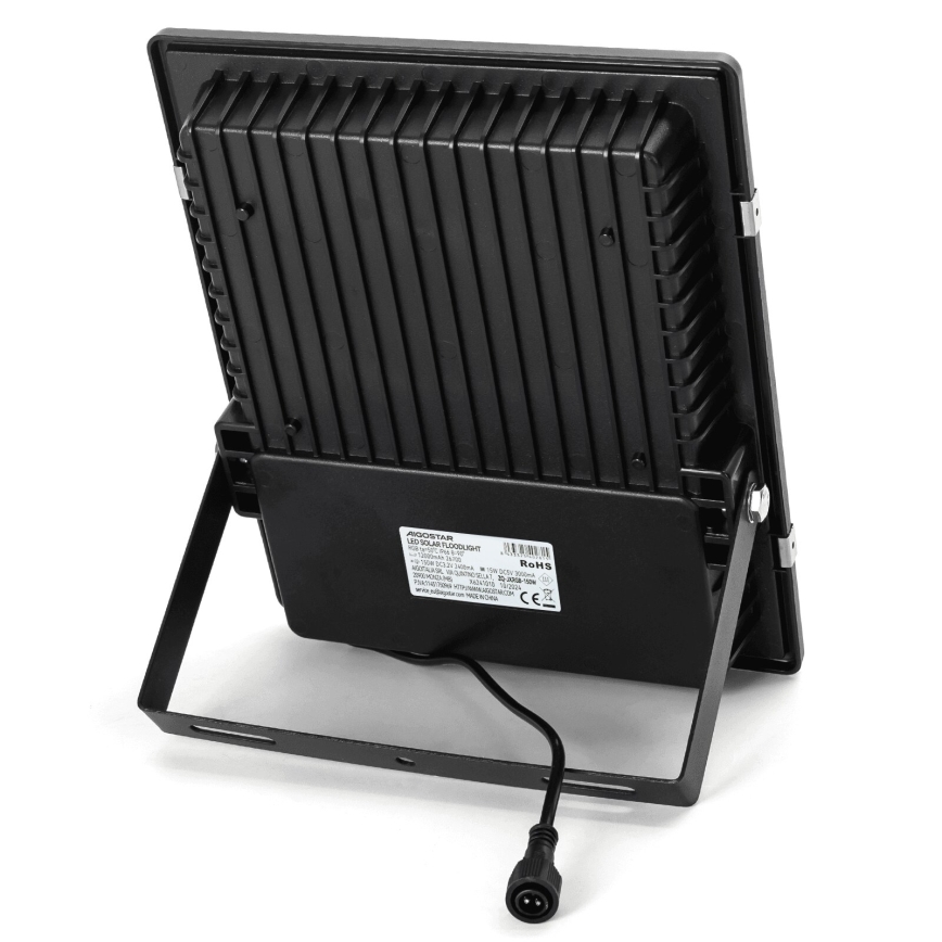 Aigostar - LED RGB Himmennettävä aurinkokenno valonheitin LED/150W/3,2V IP66 + kauko-ohjaus