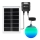 Aigostar - LED RGB Himmennettävä aurinkokennolla toimiva kattokruunu MESH LED/20W/3,7V 4000 mAh 2700K-6500K IP65 halkaisija 15 cm