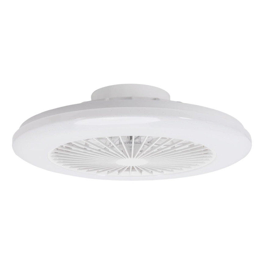 Aigostar - LED RGB Himmennettävä kattovalaisin tuulettimella MESH LED/40W/230V 2700-6500K valkoinen + kauko-ohjaus