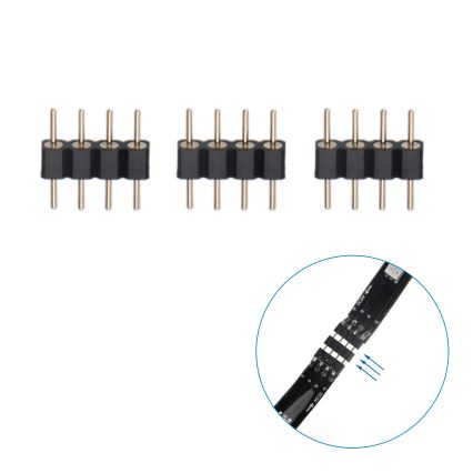 Aigostar - LED RGB Himmennettävä nauha 4x0,5m LED/4,5W/5V Wi-Fi + kauko-ohjaus