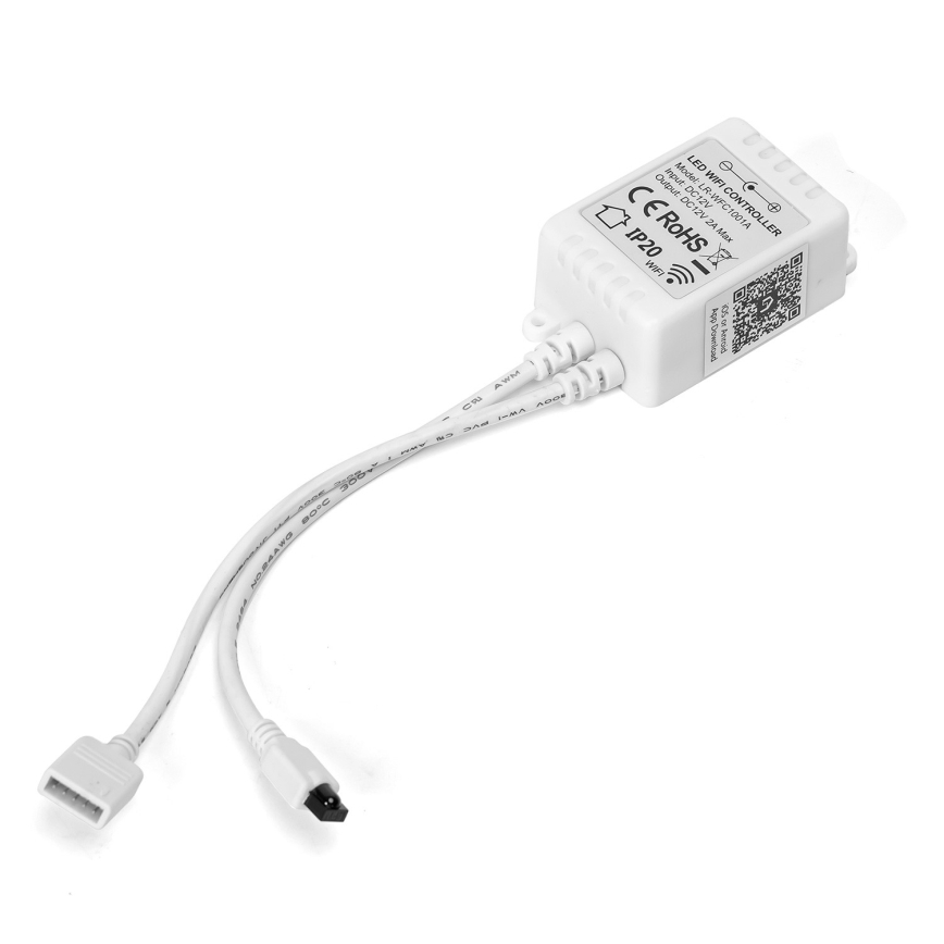 Aigostar - LED RGB himmennettävä nauha 6,5m LED/16,5W/12/230V 3000K Wi-Fi