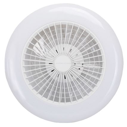 Aigostar - LED RGBW himmennettävä kattovalaisin tuulettimella LED/40W/230V 2700-6500K halkaisija 48,5 cm valkoinen + kaukosäädin