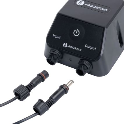 Aigostar - LED RGB himmennettävä ulkovalaisin MESH LED/35W/3,7V 4000mAh 2700-6500K IP65 halkaisija 50 cm