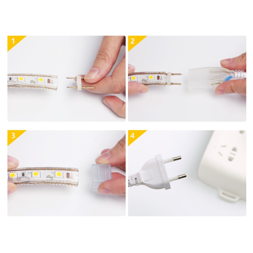 Aigostar - LED-RGB-nauha 50m LED/350W/230V IP65