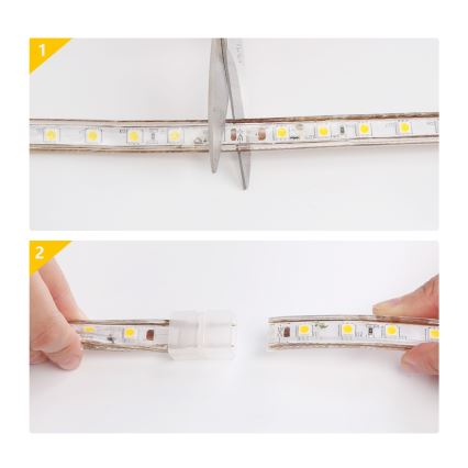 Aigostar - LED-RGB-nauha 50m LED/350W/230V IP65