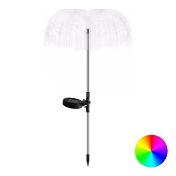 Aigostar - LED RGB Solar koristeellinen lamppu LED/0,03W/1,2V 70cm IP44