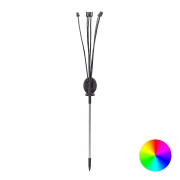 Aigostar - LED RGB Solar koristeellinen lamppu LED/0,04W/1,2V 68,5cm IP44
