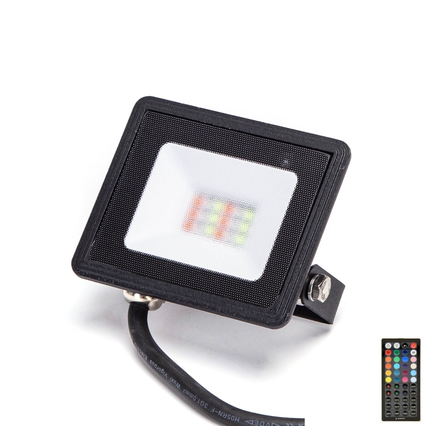 Aigostar - LED-RGB-valonheitin LED/10W/230V IP65 + kauko-ohjaus