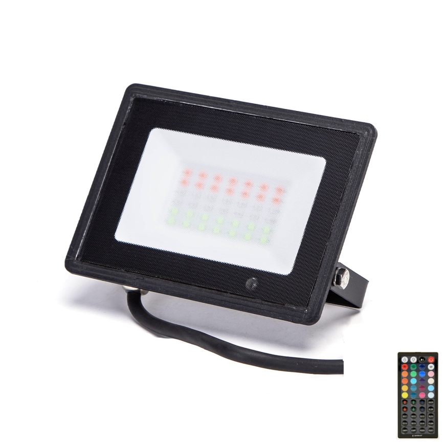 Aigostar - LED-RGB-valonheitin LED/30W/230V IP65 + kauko-ohjaus