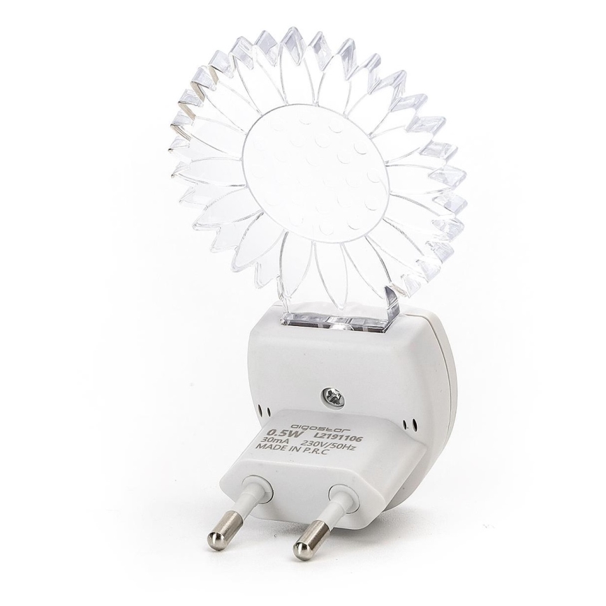 Aigostar - LED RGB Yövalo sensorilla LED/0,5W/230V sun