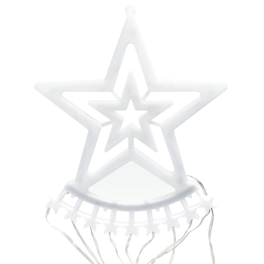 Aigostar - LED RGBICW ulkokäyttöön tarkoitettu joulukoriste 250xLED/230V 2,5m IP44 + kaukosäädin