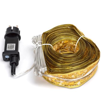 Aigostar - LED RGBICW älykäs ulkokäyttöön suunniteltu jouluvalosarja MESH 100 x LED 10 m IP44 + kaukosäädin