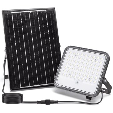 Aigostar - LED RGBW Himmennettävä aurinkokenno valonheitin LED/100W/3,4V IP66 + kauko-ohjaus