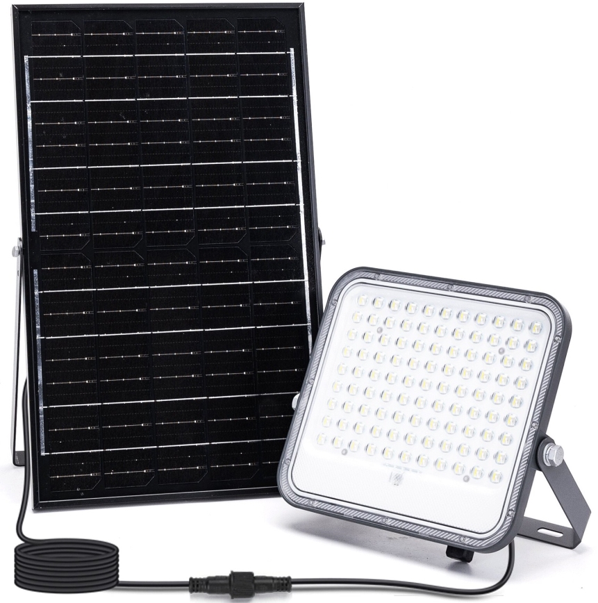 Aigostar - LED RGBW Himmennettävä aurinkokenno valonheitin LED/150W/3,4V IP66 12000 mAh + kauko-ohjaus