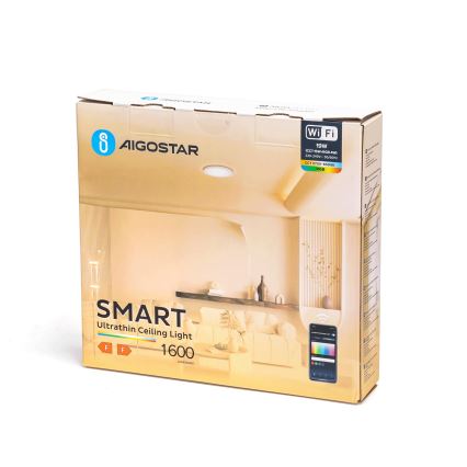 Aigostar - LED RGBW Himmennettävä kattovalo LED/19W/230V 2700-6500K Wi-Fi