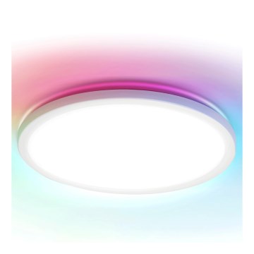 Aigostar - LED RGBW Himmennettävä kattovalo MESH LED/24W/230V 3000-6500K valkoinen + kauko-ohjaus