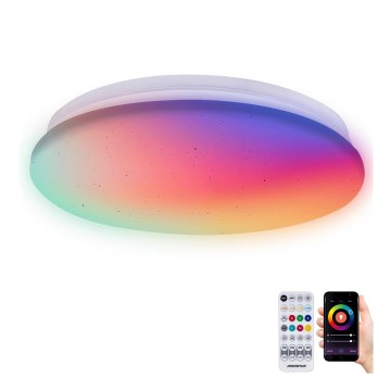 Aigostar - LED RGBW Himmennettävä kylpyhuoneen kattovalaisin MESH Älykäs LED/12W/230V IP44 + kauko-ohjaus