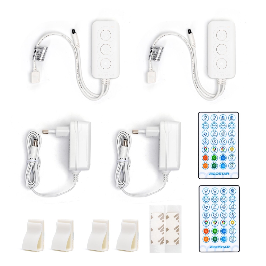 Aigostar - LED RGBW Himmennettävä nauha LED/18W/12V 2x5 m Wi-Fi