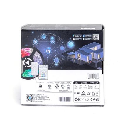 Aigostar - LED RGBW Himmennettävä nauha LED/18W/12V 2x5 m Wi-Fi