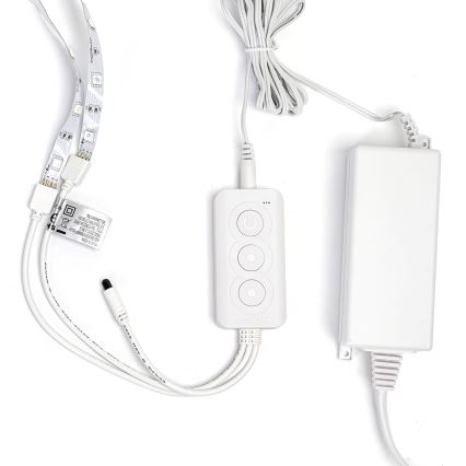 Aigostar - LED RGBW Himmennettävä nauha LED/48W/12V 2x7,5 m Wi-Fi