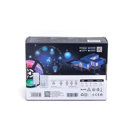 Aigostar - LED RGBW Himmennettävä nauha LED/48W/12V 2x7,5 m Wi-Fi