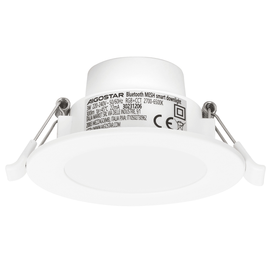 Aigostar - LED RGBW Himmennettävä kylpyhuoneen kattovalaisin MESH Älykäs LED/3W/230V 2700-6500K IP44