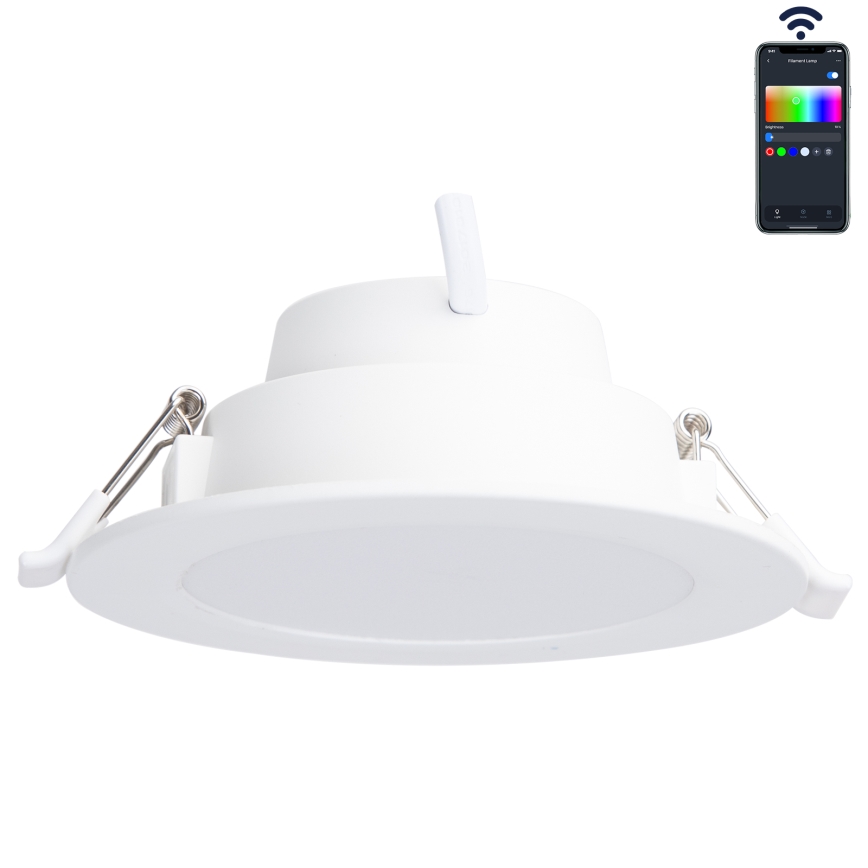 Aigostar - LED RGBW Himmennettävä kupelnové riippuva kattovalaisin MESH Älykäs LED/6W/230V 2700-6500K IP44